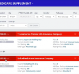 Medicare supplement quote engine